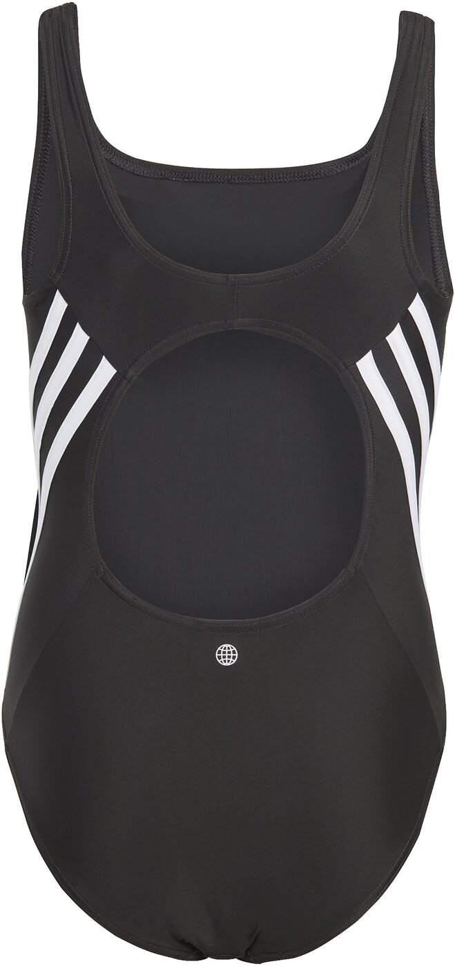 ADIDAS - 3S SWIMSUIT BLACK/WHITE – Bild 2