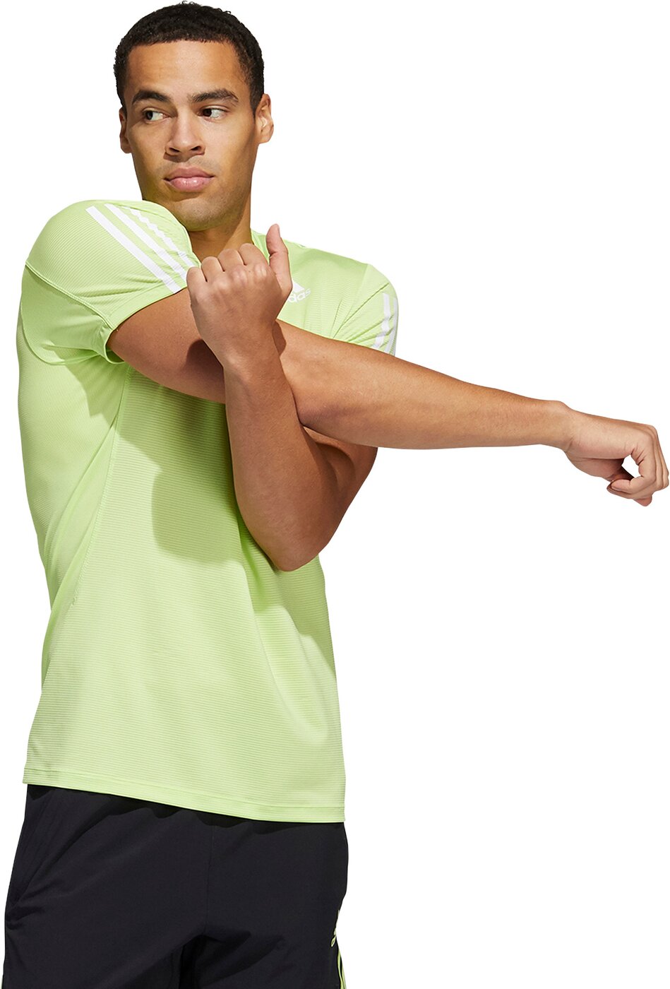 ADIDAS - AERO3S TEE PB PULLIM/WHITE – Bild 2