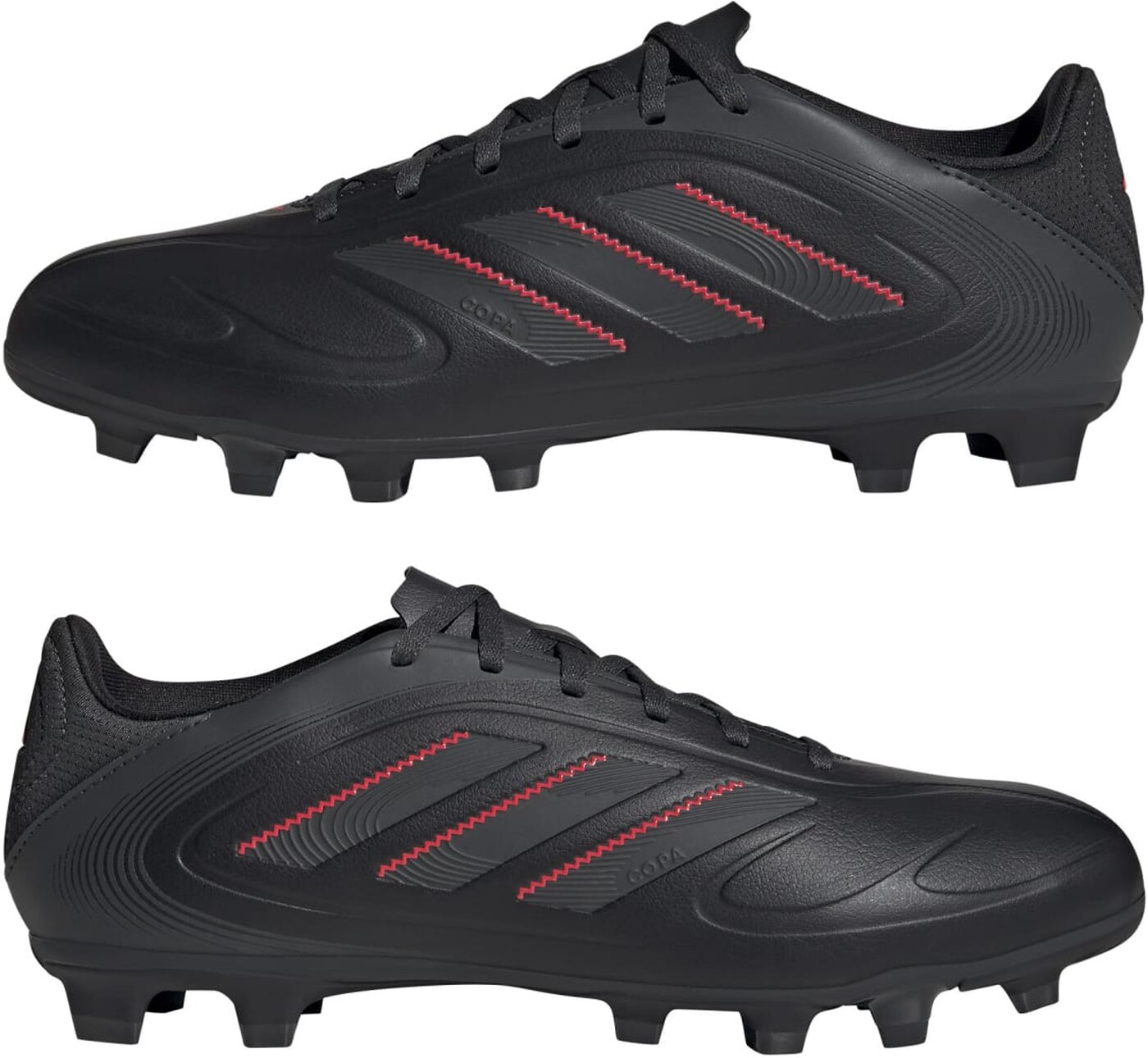ADIDAS - COPA PURE III CLUB FG/MG CBLACK/CARBON/LUCRED – Bild 4