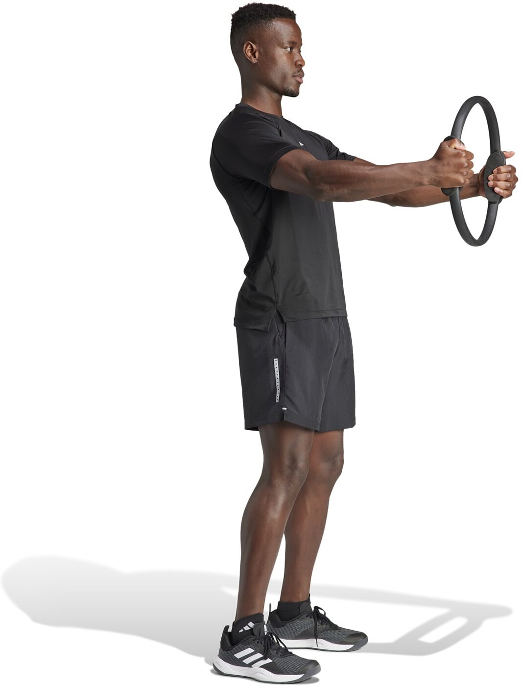 ADIDAS - GYM+ TEE BLACK – Bild 4