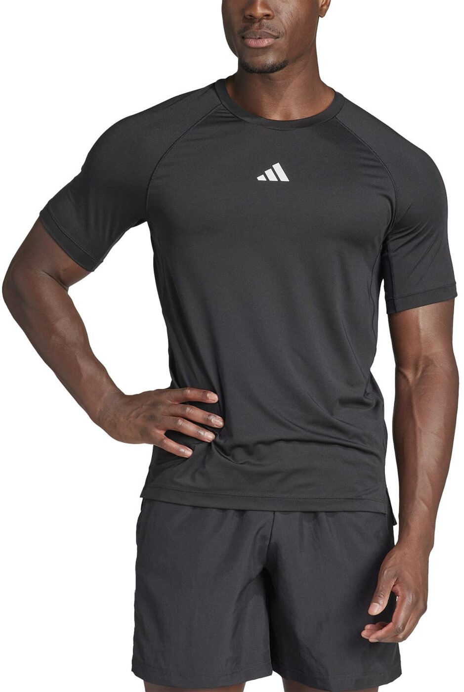 ADIDAS - GYM+ TEE BLACK – Bild 5