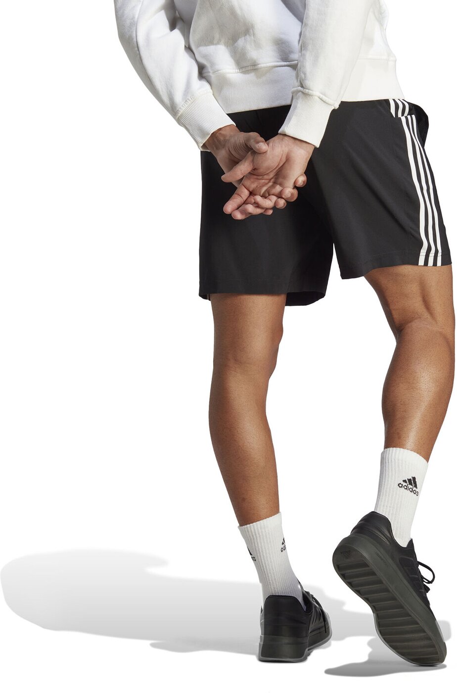 ADIDAS - M 3S CHELSEA BLACK/WHITE – Bild 3