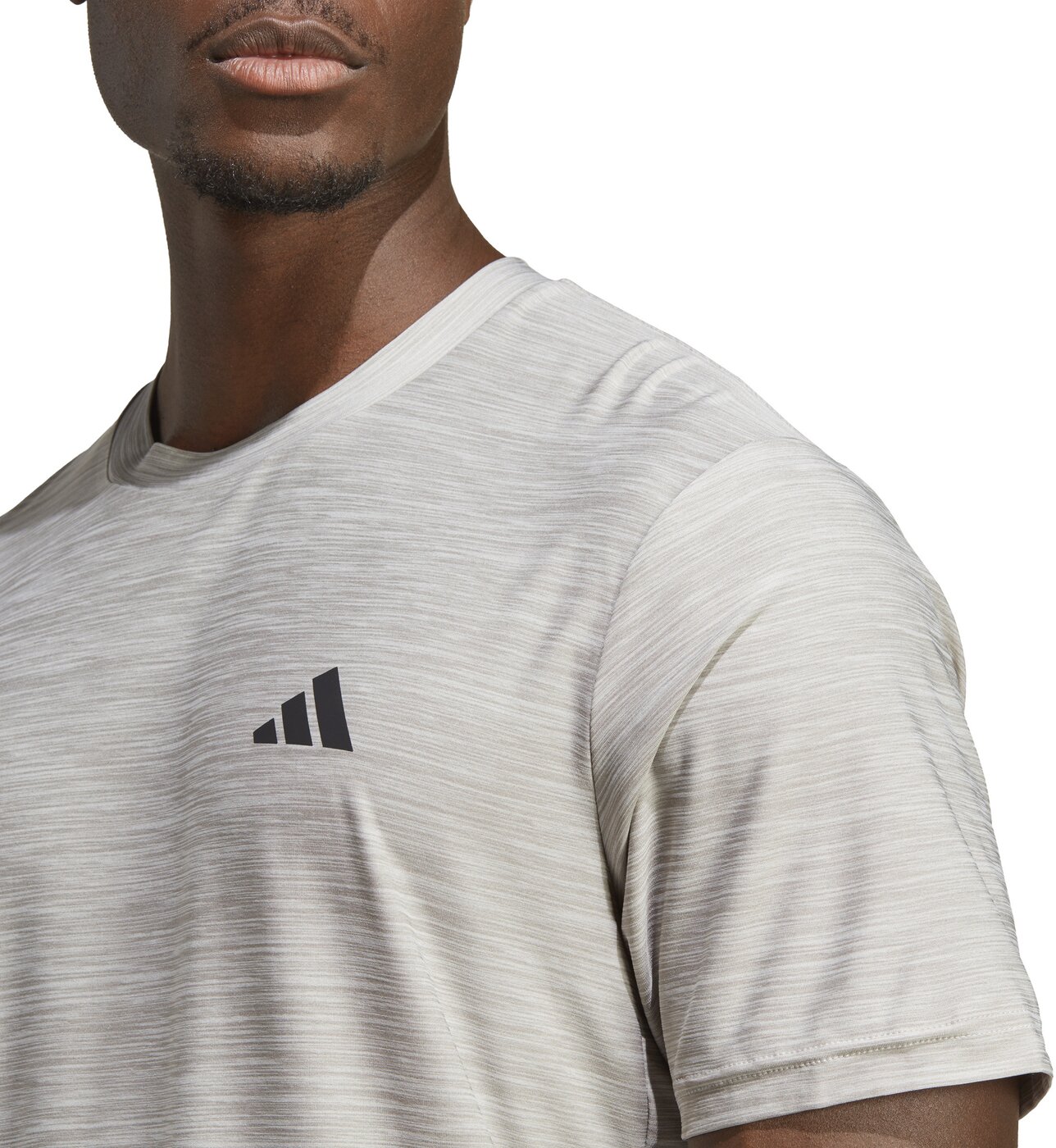 ADIDAS - TR-ES STRETCH T MGSOGR/WHITE/BLACK – Bild 6