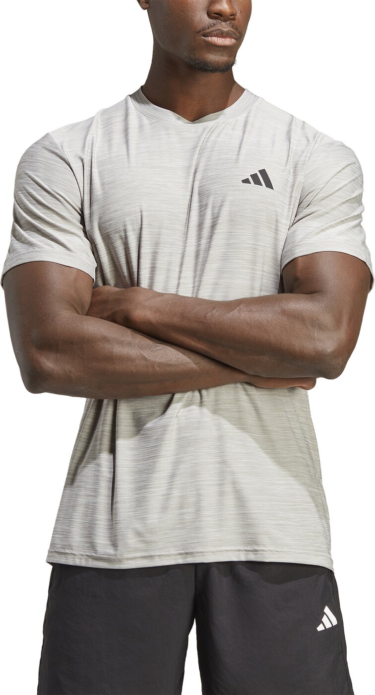 ADIDAS - TR-ES STRETCH T MGSOGR/WHITE/BLACK – Bild 7