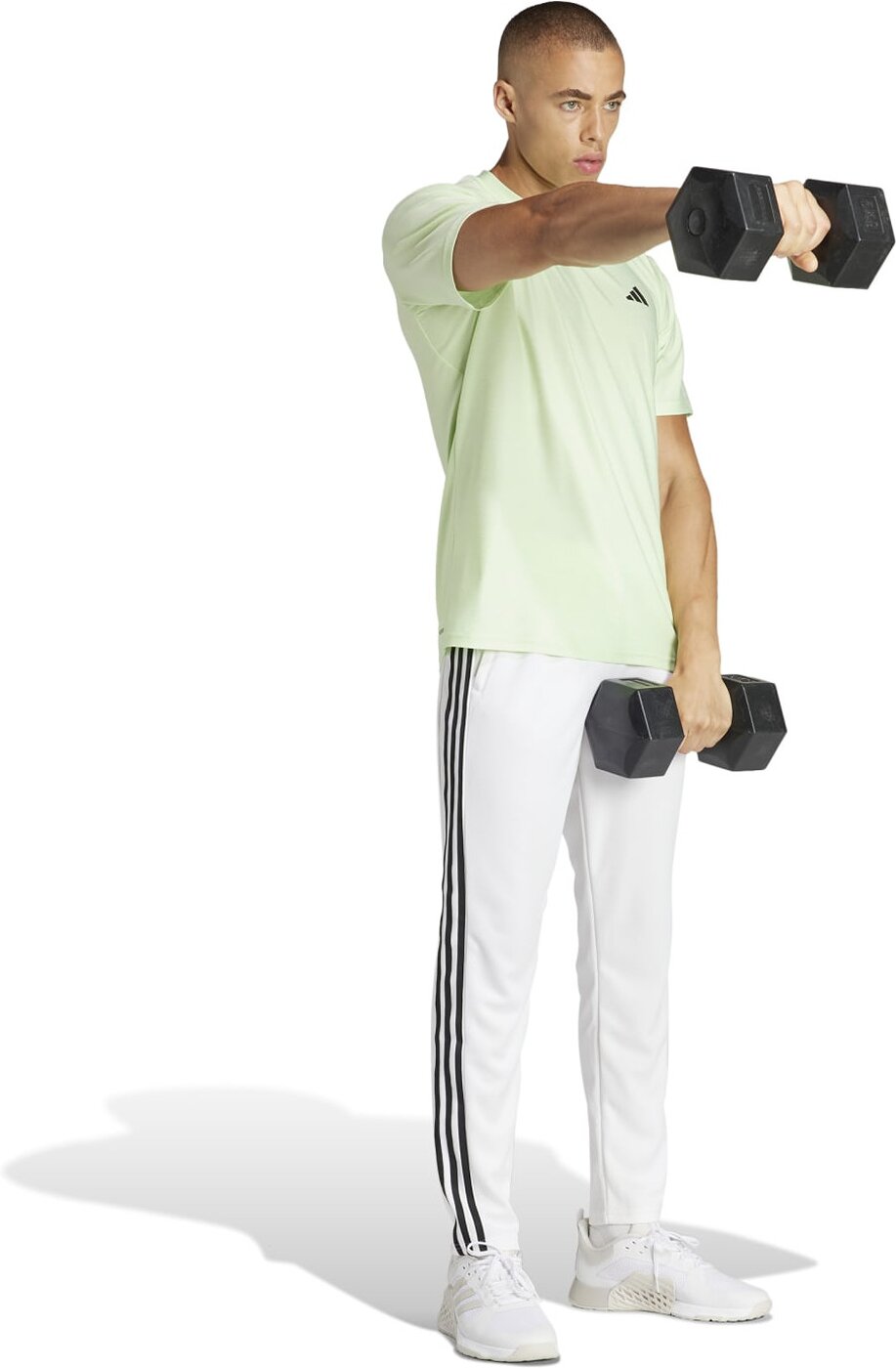 ADIDAS - TR-ES STRETCH T SEGRSP/WHITE/BLACK – Bild 4