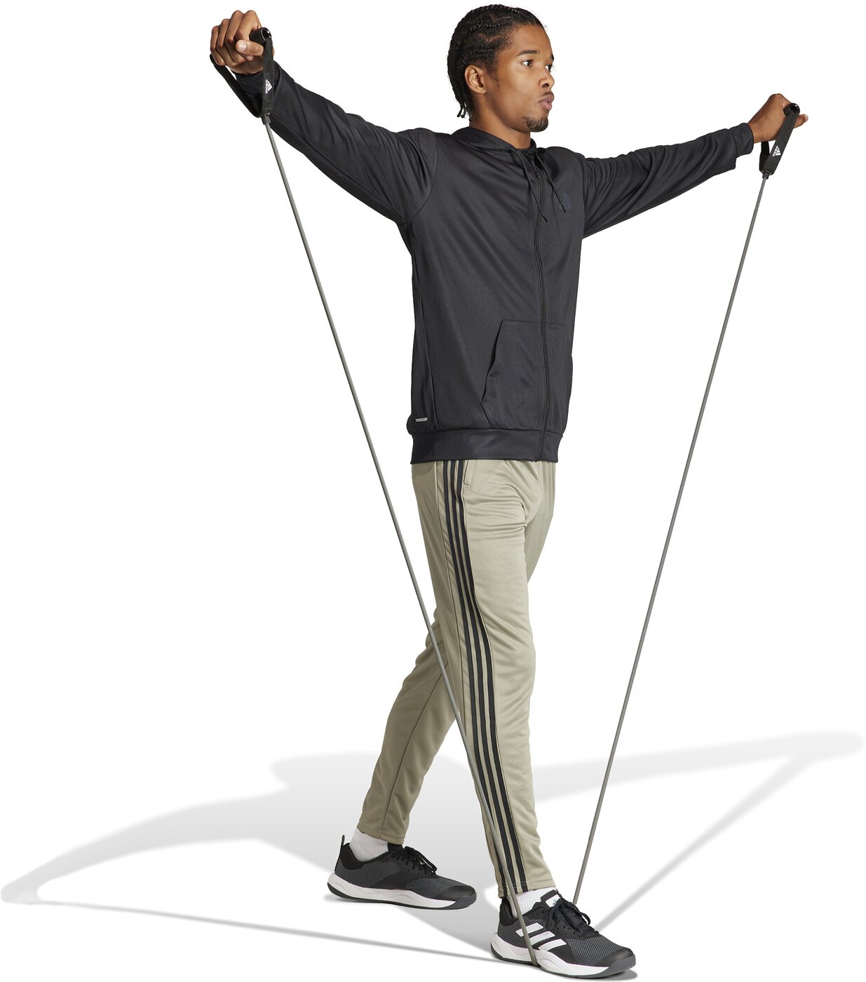 ADIDAS - TR ESS SEA FZ H BLACK – Bild 4