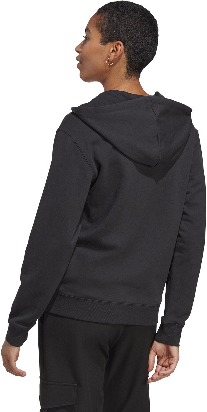 ADIDAS - W LIN FT FZ HD BLACK/WHITE – Bild 3