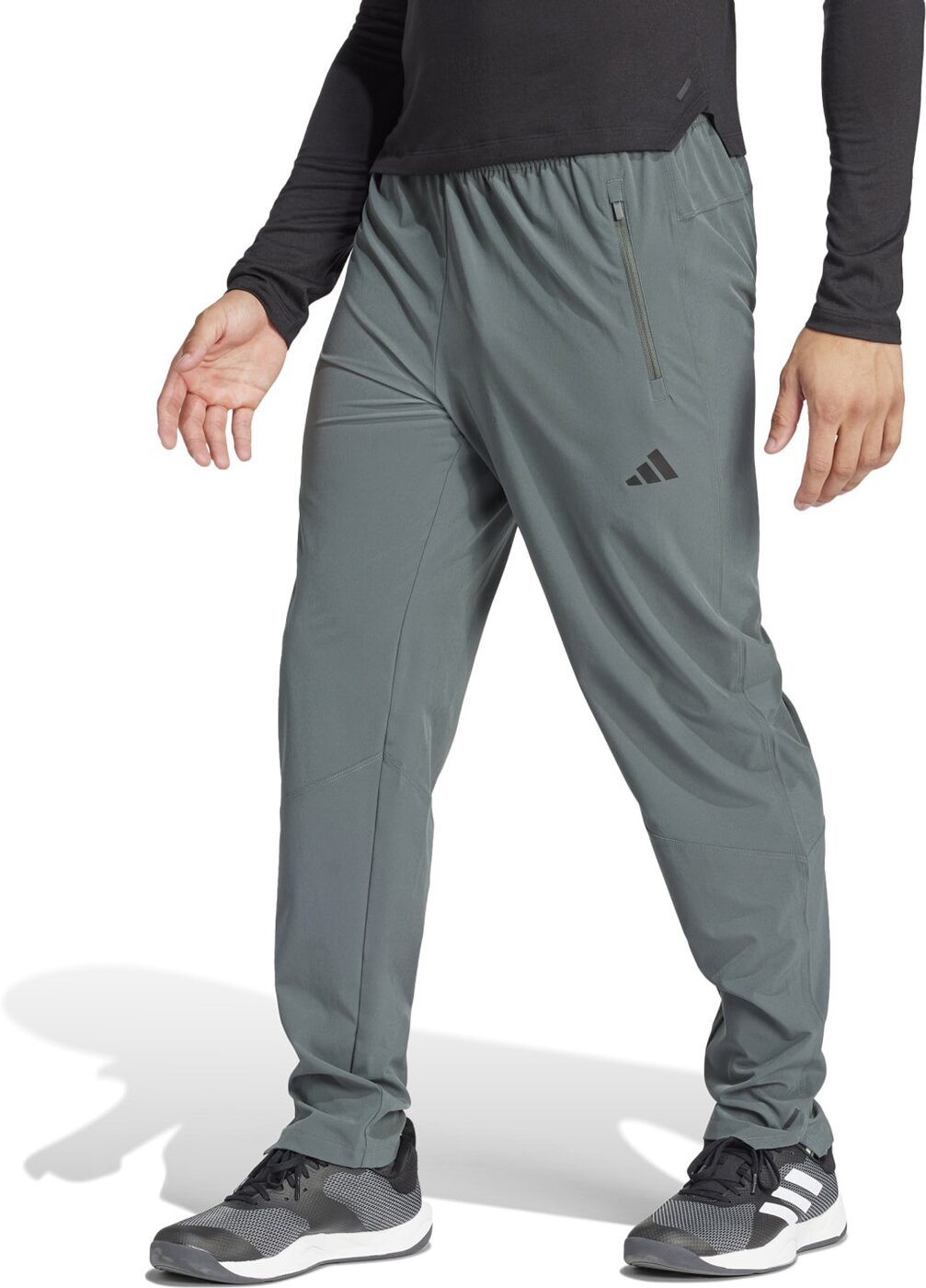 ADIDAS - WO WVN PANT LEGIVY/BLACK – Bild 2