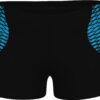 ARENA - BOY'S ARENA OPENINGS SWIM SHOR BLACK-TURQUOISE