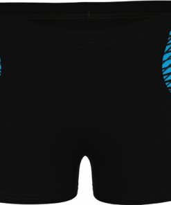 ARENA - BOY'S ARENA OPENINGS SWIM SHOR BLACK-TURQUOISE