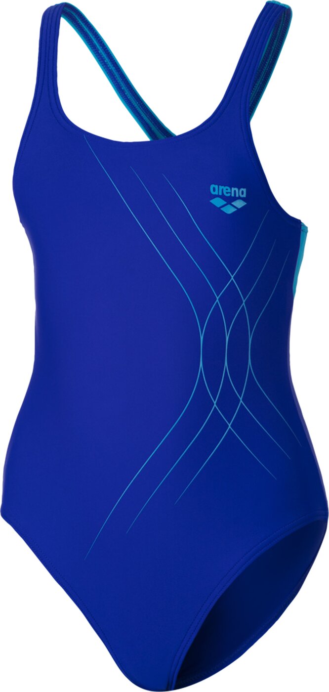 ARENA - G SOUL JR SWIM PRO BACK ONE PIECE L NEON BLUE-TURQUOISE