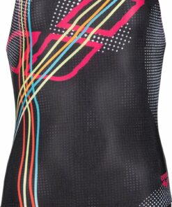 ARENA - GIRL'S SWIMSUIT SWIM PRO BACK BLACK-FREAK ROSE