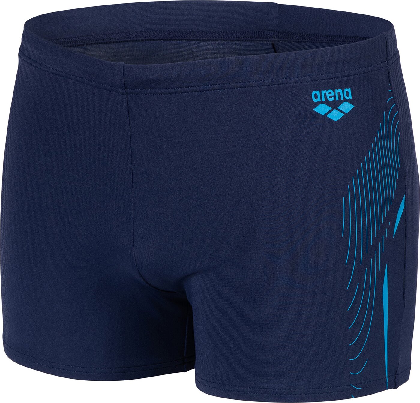 ARENA - MEN'S SWIM SHORT GRAPHIC NAVY-TURQUOISE – Bild 3
