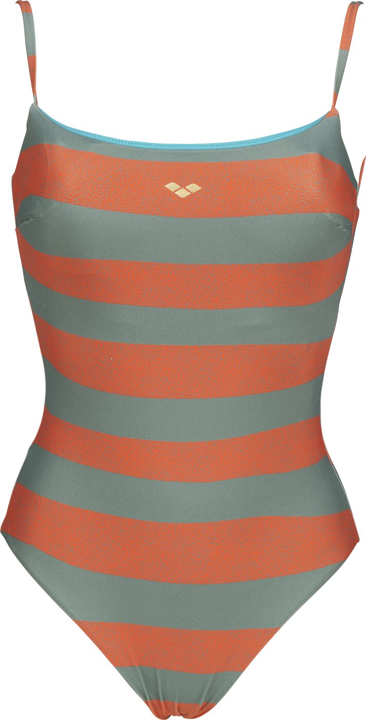 ARENA - W ALLOVER U BACK ONE PIECE ARMY MULTI