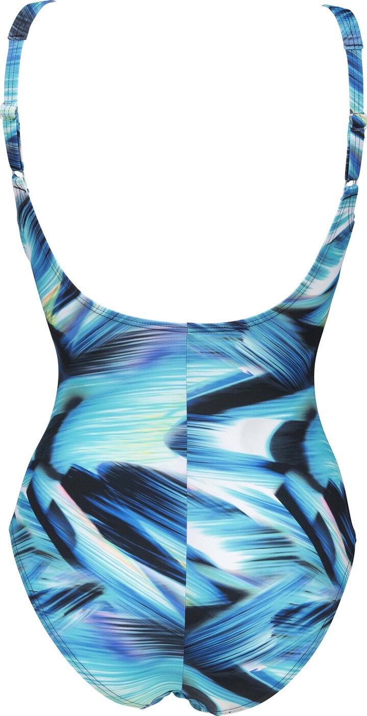 ARENA - W FLAVIA U BACK ONE PIECE C-CU BLACK MULTI – Bild 2