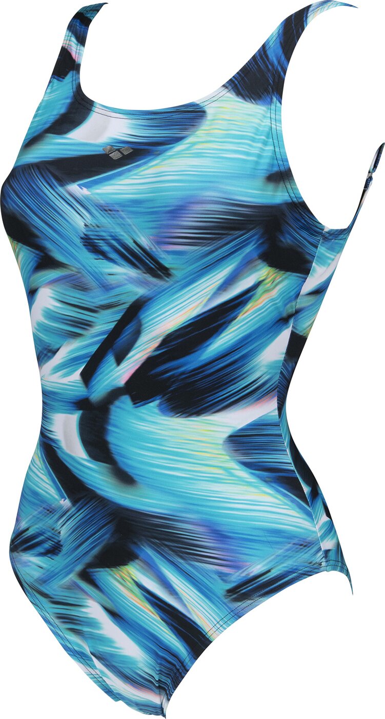 ARENA - W FLAVIA U BACK ONE PIECE C-CU BLACK MULTI – Bild 3