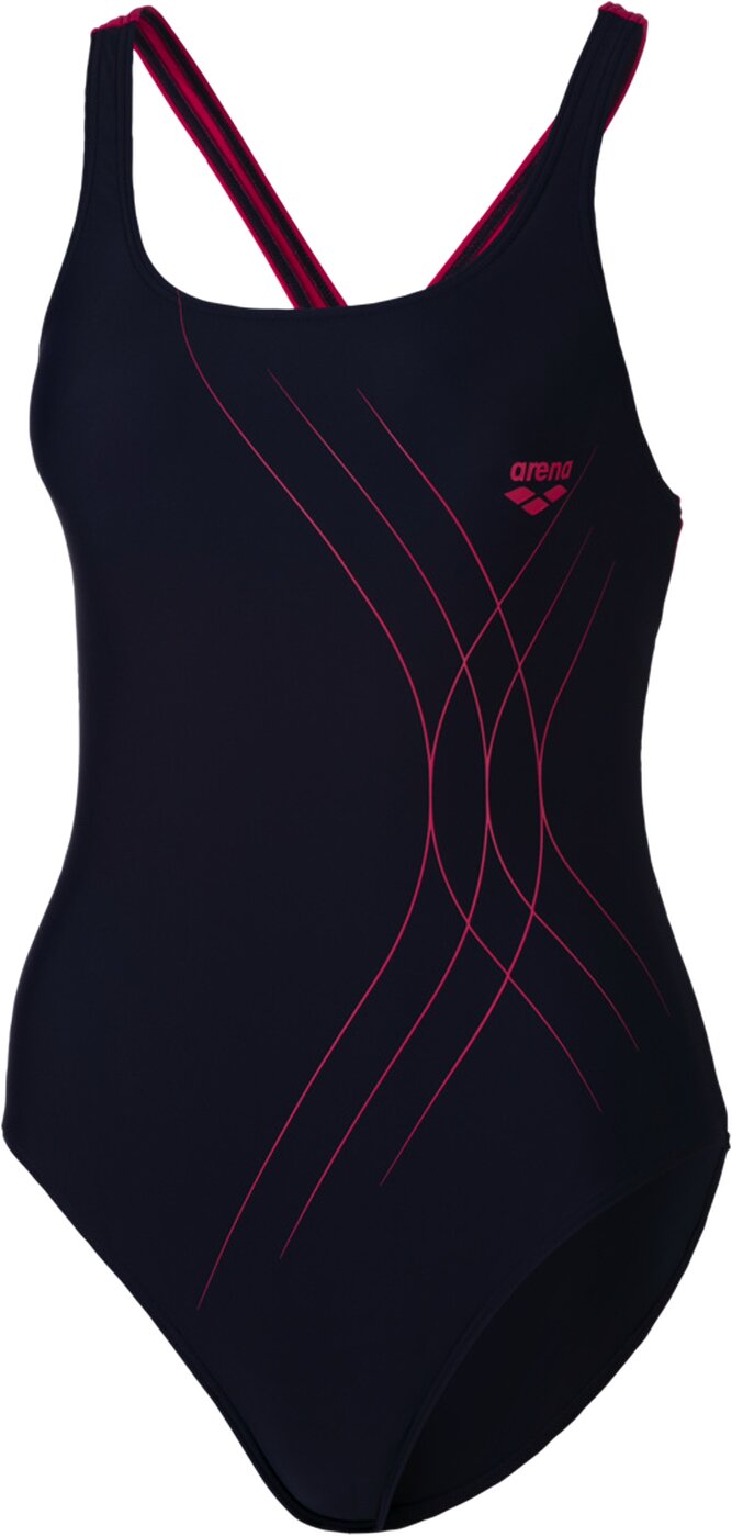 ARENA - W SOUL SWIM PRO BACK ONE PIECE NAVY-FREAK ROSE
