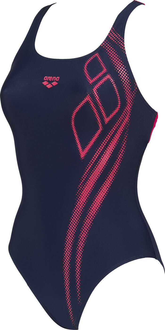 ARENA - W ARENA SPIRIT SWIM PRO BACK O NAVY-FREAK ROSE