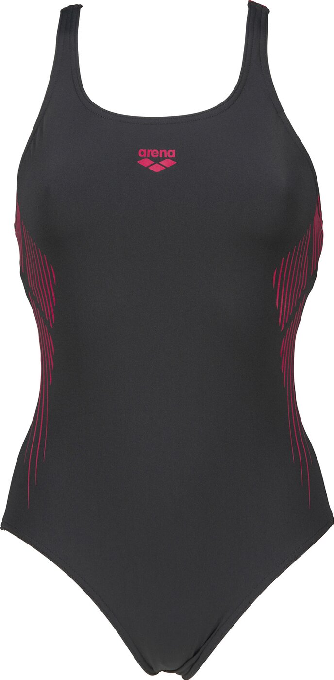 ARENA - W STREAK SWIM PRO BACK ONE PIE ASPHALT-FREAK ROSE