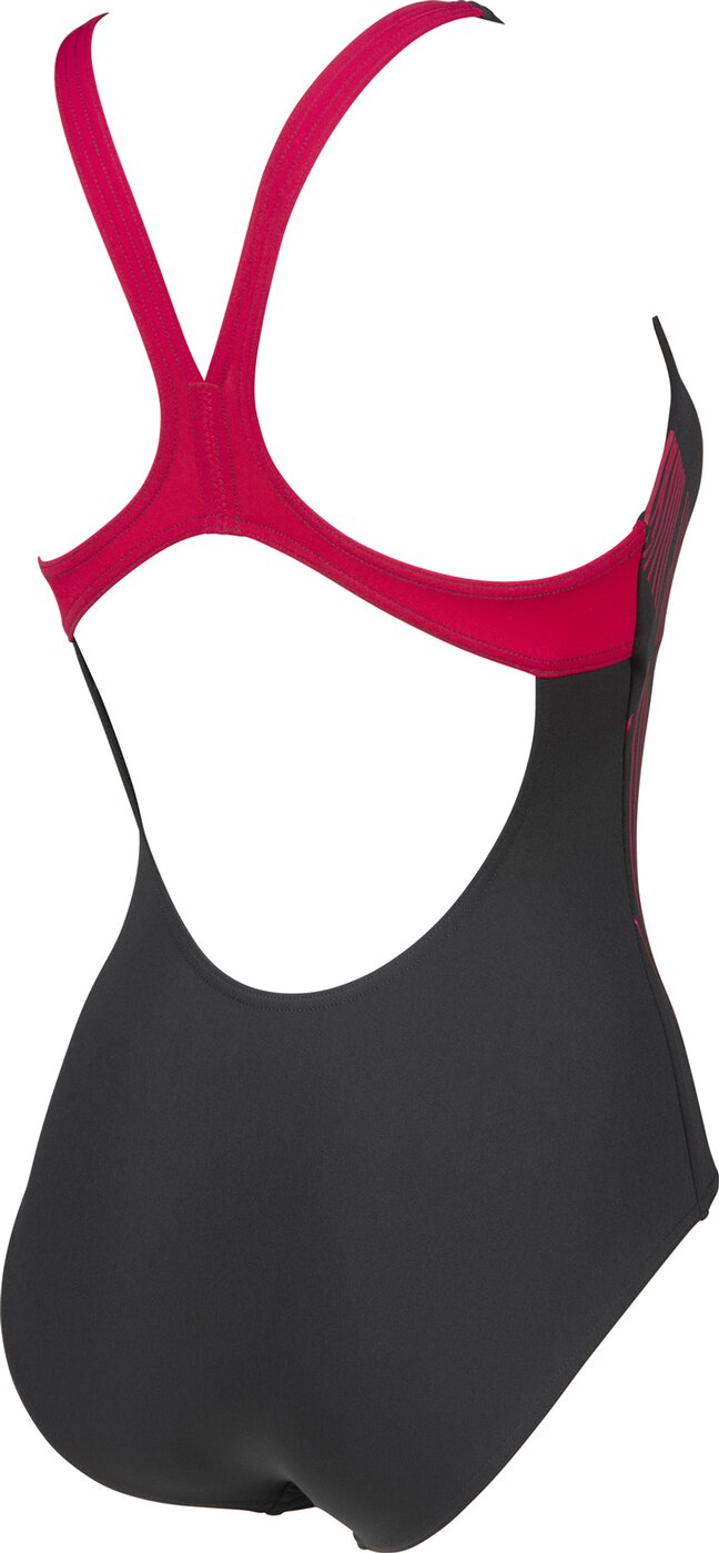 ARENA - W STREAK SWIM PRO BACK ONE PIE ASPHALT-FREAK ROSE – Bild 4