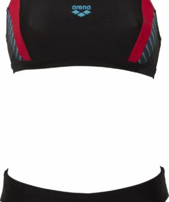 ARENA - W THREEFOLD TWO PIECES BLACK-BLACK-ANGURIA