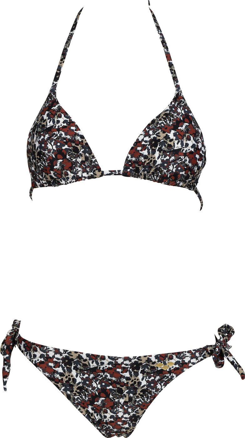 ARENA - WOMEN'S BIKINI TRIANGLE ALLOVER BURGUNDY MULTI