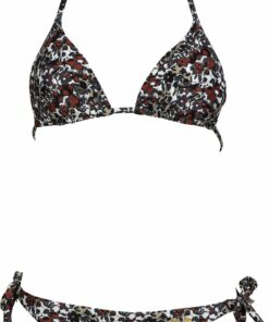 ARENA - WOMEN'S BIKINI TRIANGLE ALLOVER BURGUNDY MULTI