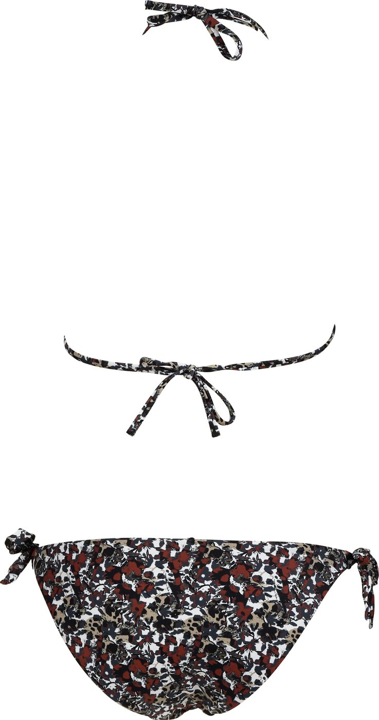 ARENA - WOMEN'S BIKINI TRIANGLE ALLOVER BURGUNDY MULTI – Bild 2