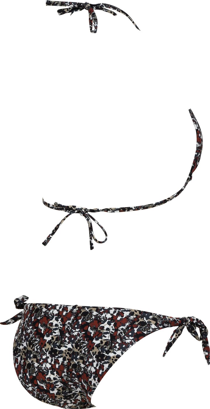 ARENA - WOMEN'S BIKINI TRIANGLE ALLOVER BURGUNDY MULTI – Bild 4