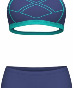 ARENA - WOMEN'S ARENA GRAPHIC SWIMSUIT SWIM PRO TWO PIECES FUTURE DUSK-WATER