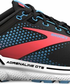 BROOKS - Adrenaline GTS 22 BLACK/LAKE BLUE/CORAL