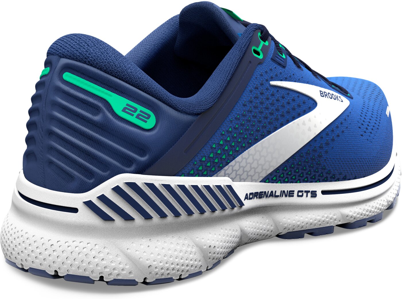 BROOKS - Adrenaline GTS 22 SURF THE WEB/BLUE/IRISH GREEN – Bild 6