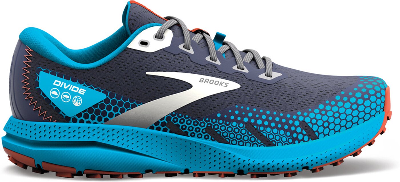 BROOKS - Divide 3 PEACOAT/ATOMIC BLUE/ROOIBOS