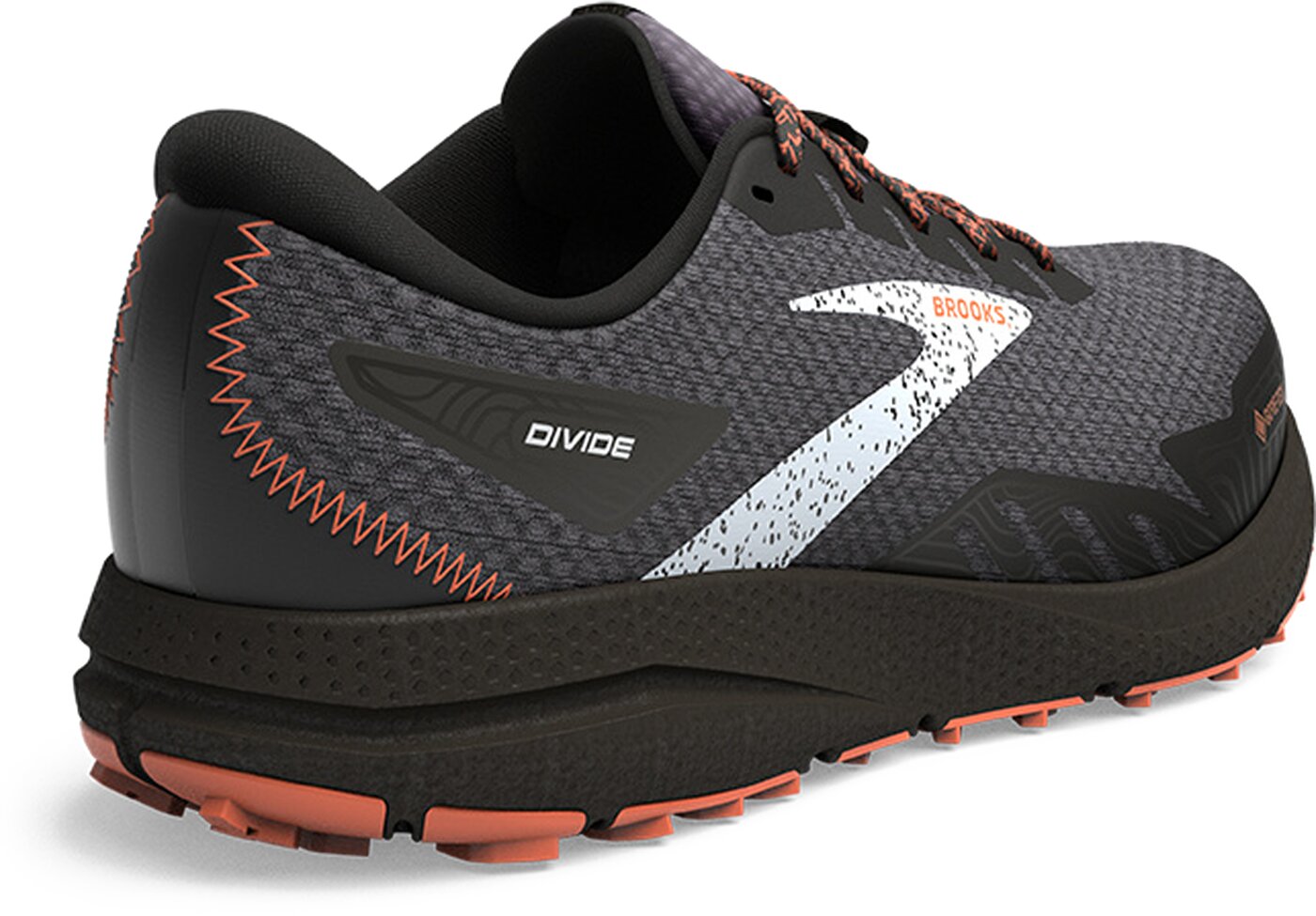 BROOKS - Divide 4 GTX BLACK/FIRECRACKER/BLUE – Bild 6