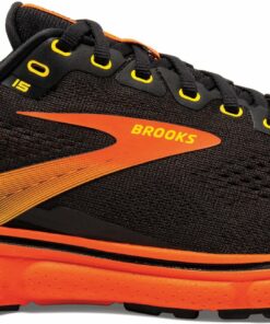BROOKS - Ghost 15 BLACK/YELLOW/RED
