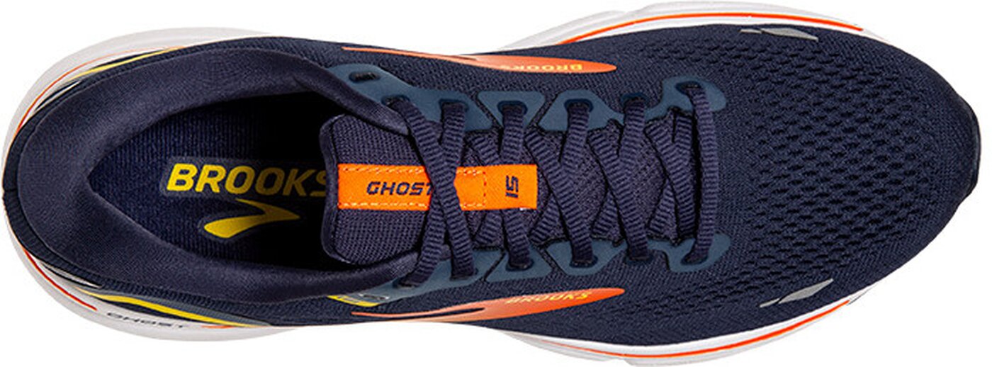 BROOKS - Ghost 15 PEACOAT/RED/YELLOW – Bild 3