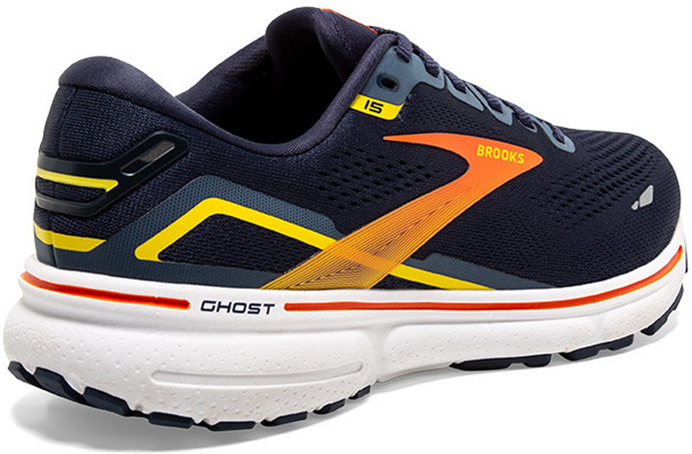 BROOKS - Ghost 15 PEACOAT/RED/YELLOW – Bild 6