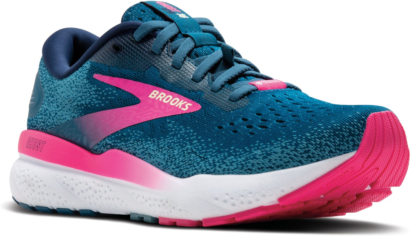 BROOKS - Ghost 16 GTX MOROCCAN BLUE/PINK/YELLOW – Bild 5