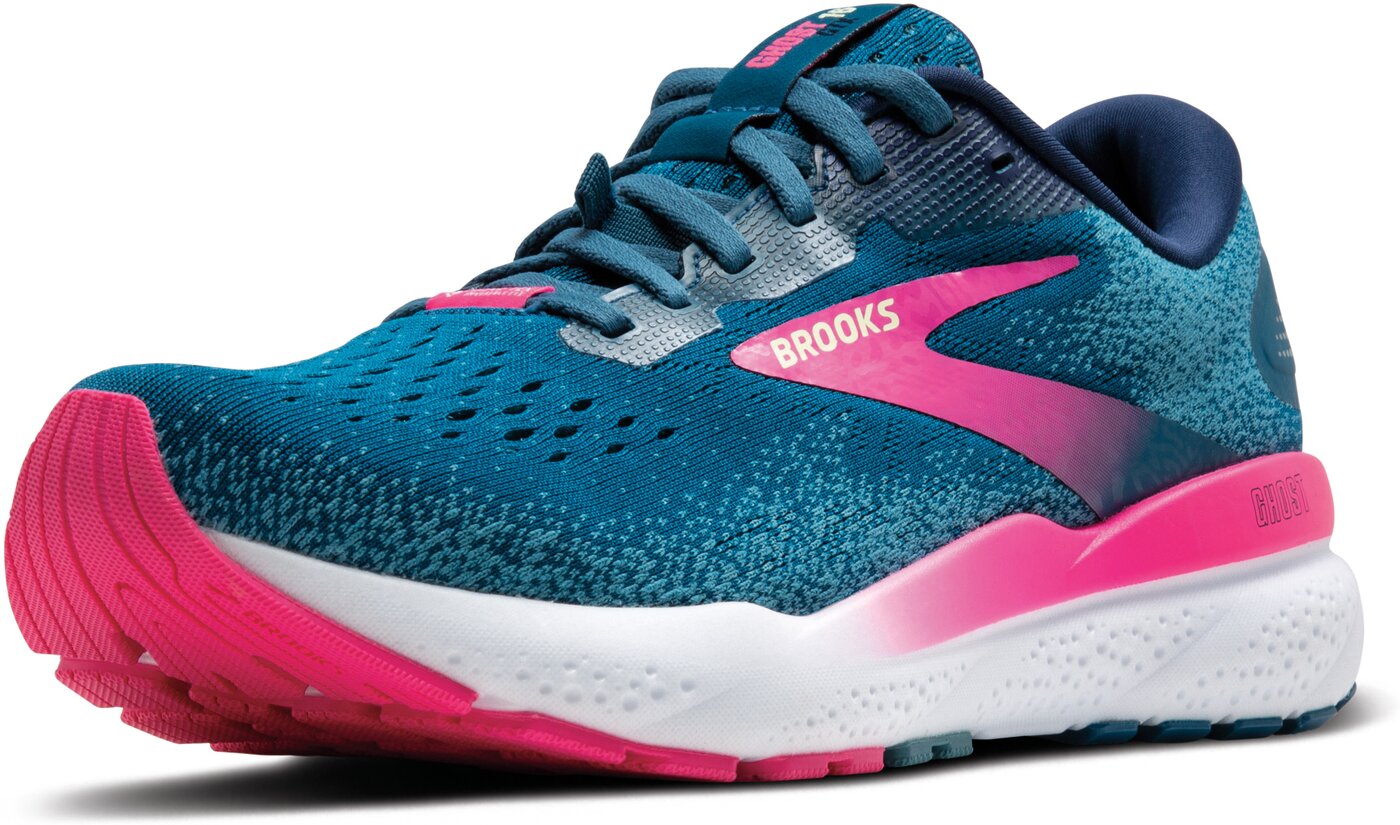 BROOKS - Ghost 16 GTX MOROCCAN BLUE/PINK/YELLOW – Bild 7