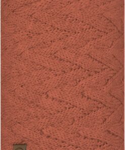 BUFF - Knitted & Fleece Neckwarmer CRIMSON RED