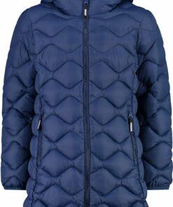 CMP - KID G COAT FIX HOOD BLUE INK