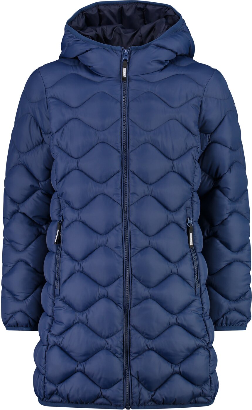 CMP - KID G COAT FIX HOOD BLUE INK