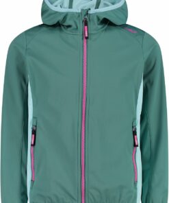 CMP - KID G JACKET FIX HOOD AGAVE