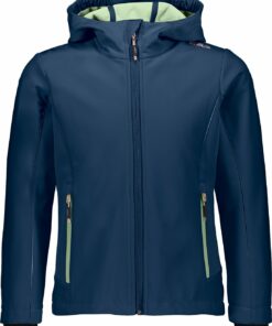 CMP - KID G JACKET FIX HOOD BLUE