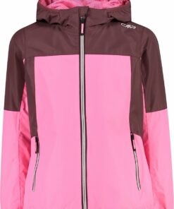 CMP - KID G JACKET FIX HOOD PINK FLUO