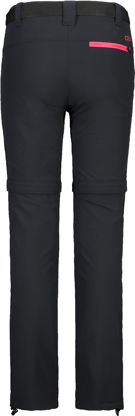 CMP - KID G ZIP OFF PANT ANTRACITE-FRAGOLA – Bild 2