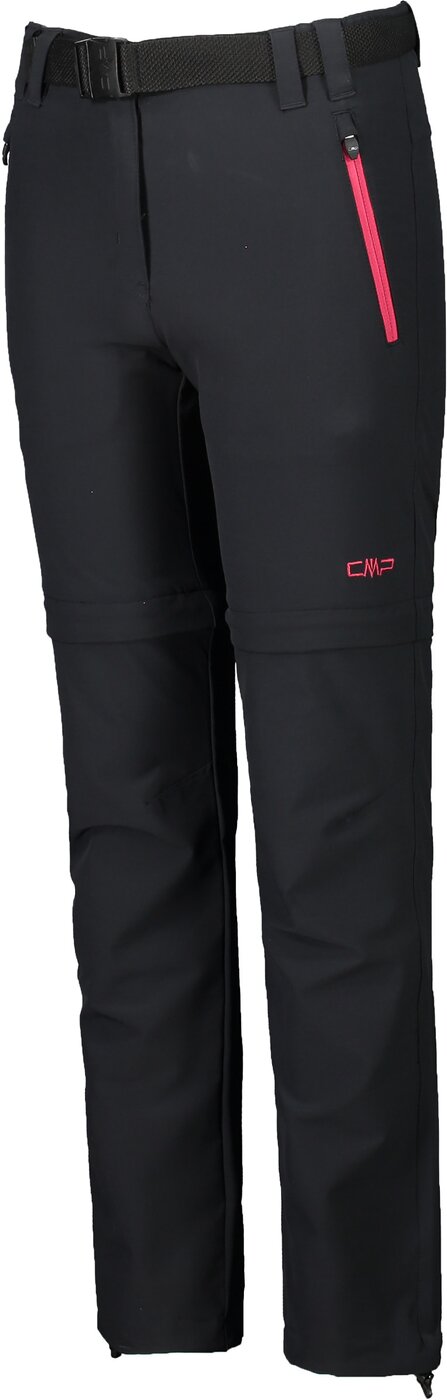 CMP - KID G ZIP OFF PANT ANTRACITE-FRAGOLA – Bild 3
