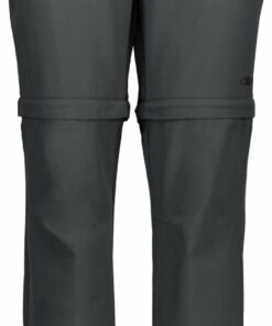 CMP - KID G ZIP OFF PANT ANTRACITE-NERO