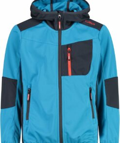 CMP - KID JACKET FIX HOOD DANUBE-ANTRACITE