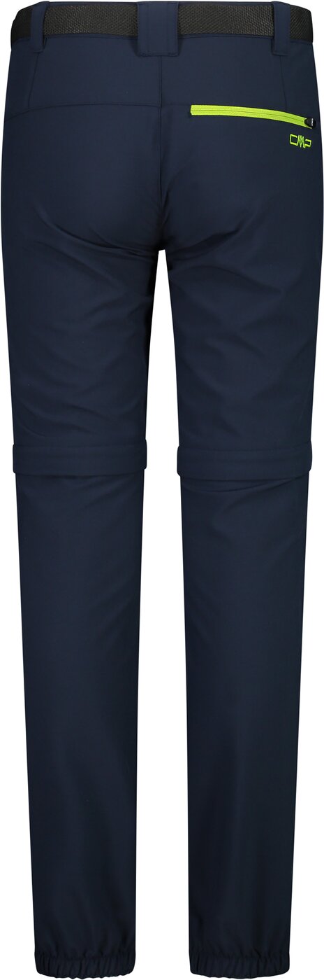 CMP - KID ZIP OFF PANT B.BLUE-LIMEGREEN – Bild 2